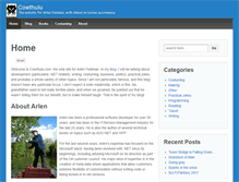 Tablet Screenshot of cowthulu.com